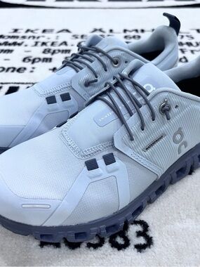 On Cloud 6 Waterproof Women Running Shoes - Heather Metal